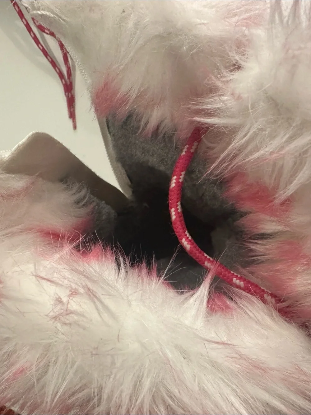 Dream Pairs Kids White Pink Snowflake Winter Boots